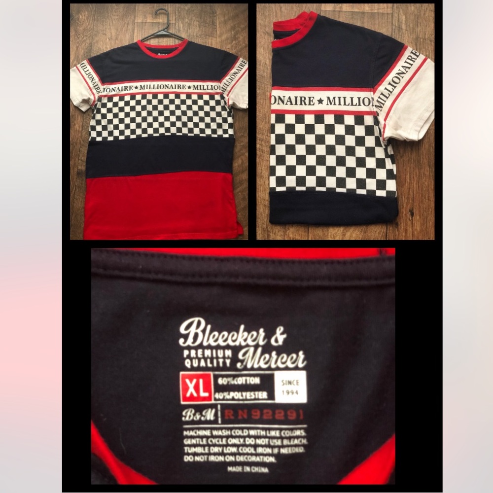 Bleecker & Mereer checkered T-shirt